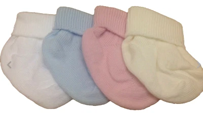 BIG BEN VORZEITIGE BABYSOCKEN 6 Paar umdrehbare obere Knöchellänge. JUNGE / MÄDCHEN Farben