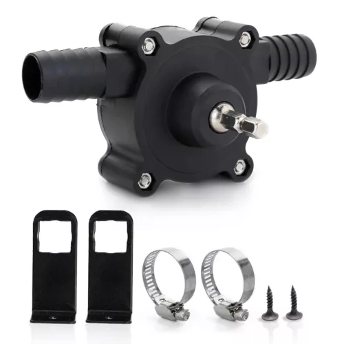 Hand Electric Drill Drive Self Priming Powered Oil Fluid Water Transfer Pump US - Picture 11 of 13