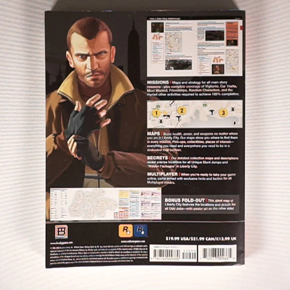 BradyGames GTA IV Strategy Guide for Xbox 360 and PS3 - Collector Must-Have-8y6y - Image 2 of 2