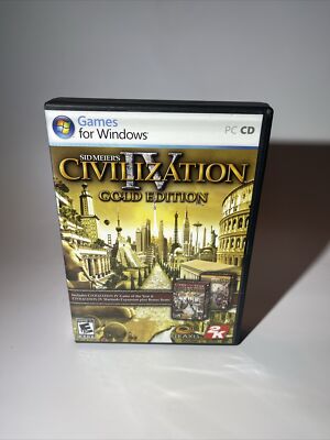 Sid Meier's Civilization IV: Gold Edition (PC, 2007)
