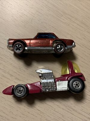 Hot Wheels Mercedes Benz 280SL Redline And Bubble Gunner Magenta