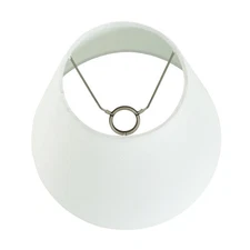 Better Homes & Gardens White Empire Lamp Shade - Textured Fabric for Lighting