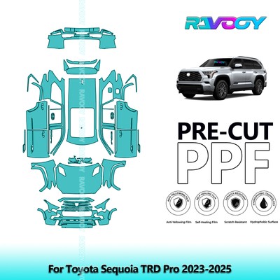 PreCut Paint Protection Film PPF For Toyota Sequoia TRD Pro 2023-2026 8.5mil TPU
