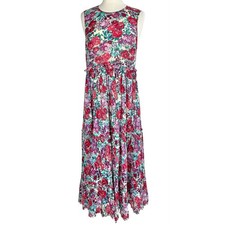 Zimmermann floral cotton voile maxi dress, Size 1