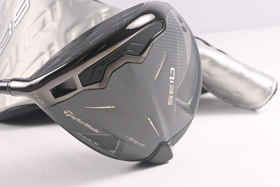 Left Hand Taylormade Qi35 Max Driver / 12 Degree / Regular Flex Ventus Blue 5 - Image 2 of 4