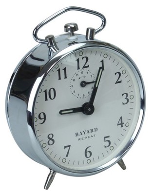 Antique Vintage BAYARD Mechanical Movement Alarm Clock (Ref#J-992)