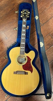 GIBSON J-185 EC CUTAWAY ACOUSTIC ELECTRIC GUITAR W/ CASE- USED. | eBay