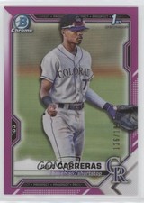 2021 Bowman Chrome Prospects Fuchsia Refractor /199 Julio Carreras #BCP-161 n1u