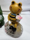 Lot of 4 Brand New Small Garden Figurines Gnome Fairy Unicorn With A Fairy & Bee — photo 6