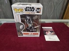 Star Wars Mandalorian Q9-0 Zero Funko 349 Signed Chris Bartlett JSA Witness COA