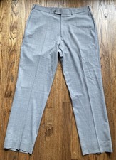 Brooks Brothers Dress Pants Mens 36x30 Gray Wool Brookscool Madison Flat Front