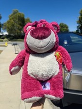 Shanghai Disney Toy Story Lotso Bear Plush 14in Pink Strawberry Scented
