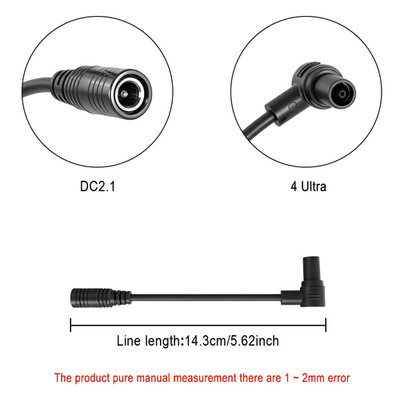 Battery Connector Cable Charging Port Adapter for Xiaomi 4 Ultra E-Scooter Wire