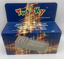 ⭐ NUEVO De Colección 1981 Mr. Christmas 131 TWINKY Luz de Navidad Twinkle Plug Outlet ⭐
