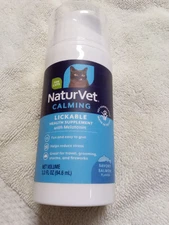 Naturvet Calming Lickable Health Suppliment For Cats BB: 7/2027