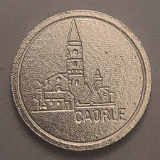 RARE MMC Maggi Controls M97C Caorle Italy Metal Game Token - Slotted - Cathedral