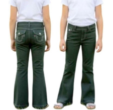 Flowers by Zoe Acrem Girl's Comfy Jogger Style Wide Leg Pants with Pockets S 