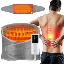 Electric Heating Pad for Back Waist Shoulder Pain Relief Fast-Heat Heated Warmer