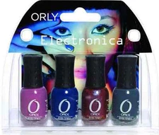 ORLY ELECTRONICA 4-pc Mini Nail Polish Set ~ Preamp Shockwave Decoded Synchro