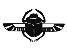 Scarab Ancient Egypt Kephra Vinyl Decal Car Window Sticker CHOOSE SIZE COLOR