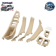 Interior Door Panel Handle Pull Trim Cover For BMW F10 F11 520i 528i 530i 535i