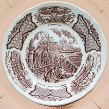 VINTAGE FAIR WINDS ALFRED MEAKIN STAFFORDSHIRE ENGLAND SMALL PLATE  5 AVAILABLE