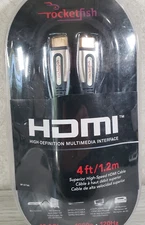 Rocketfish 4' / 1.2 meters Superior High Speed HDMI High Definition Cable    NEW