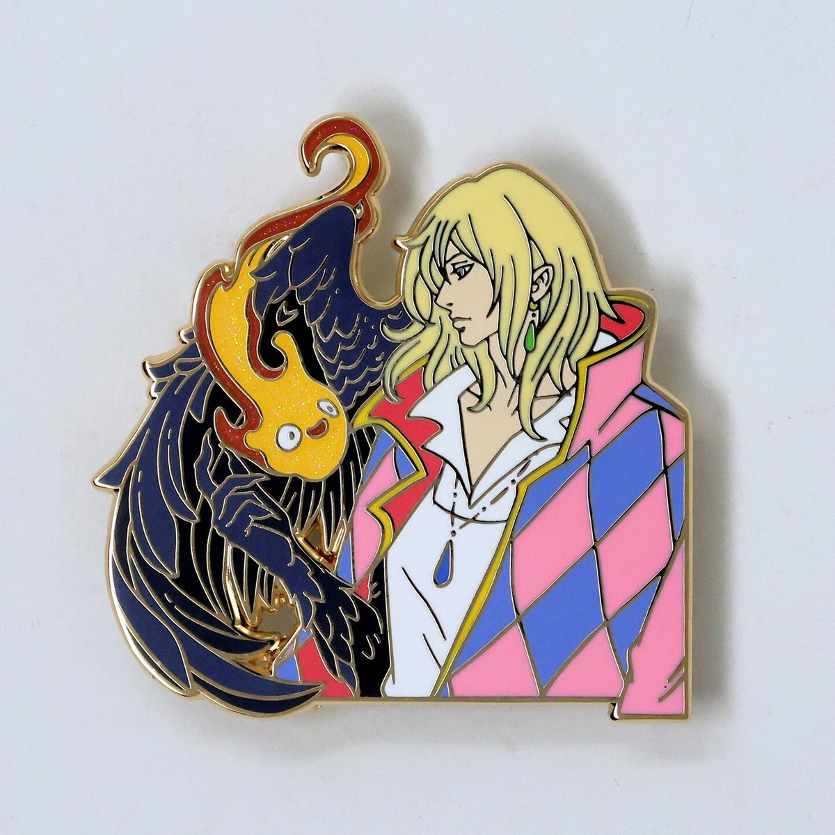 Howl's Moving Castle Howl Jenkins Pendragon Blonde Enamel Pin Figure
