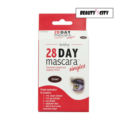 Godefroy 28 Day Mascara Permanent Eyelash Tint Kit - Singles ( BROWN )