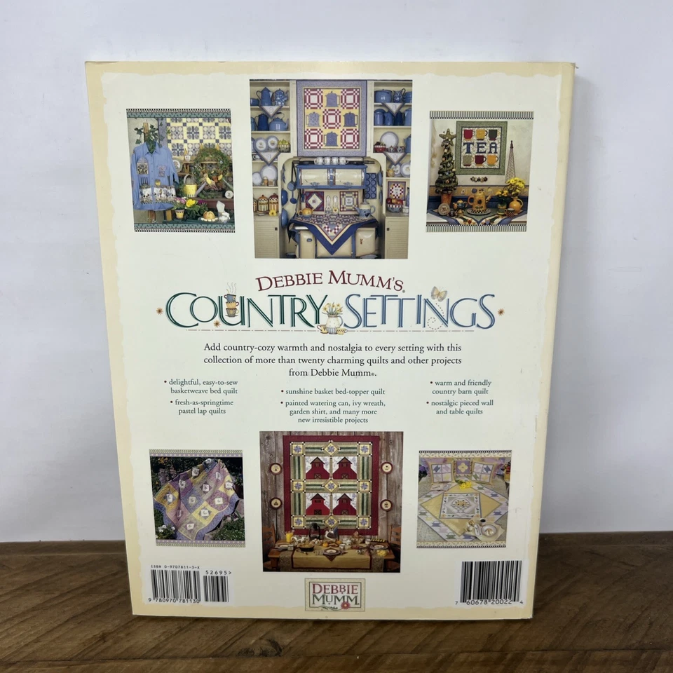 Debbie Mumms Country Settings Quilt Patterns Vintage 2001 Paperback - Image 2 of 4
