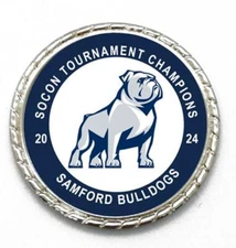 Tribute Coin Samford Bulldogs SOCON 2024 Men's Basketball Tournament Champions