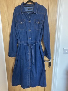 ladies denim dress asda
