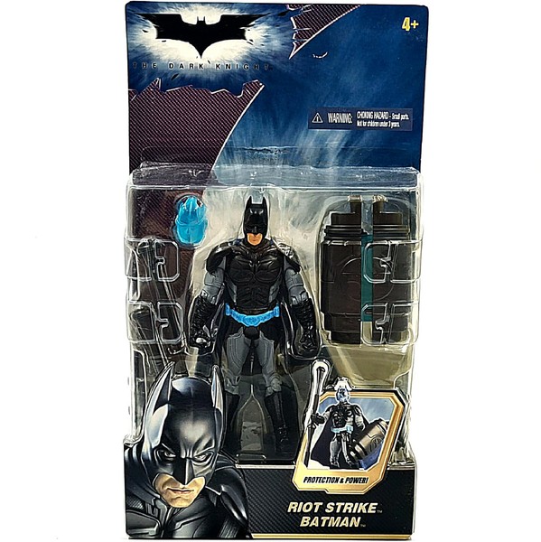 Riot Strike Batman Figure The Dark Knight 2008 Mattel Dc Comics Neu Ovp Gotham-image
