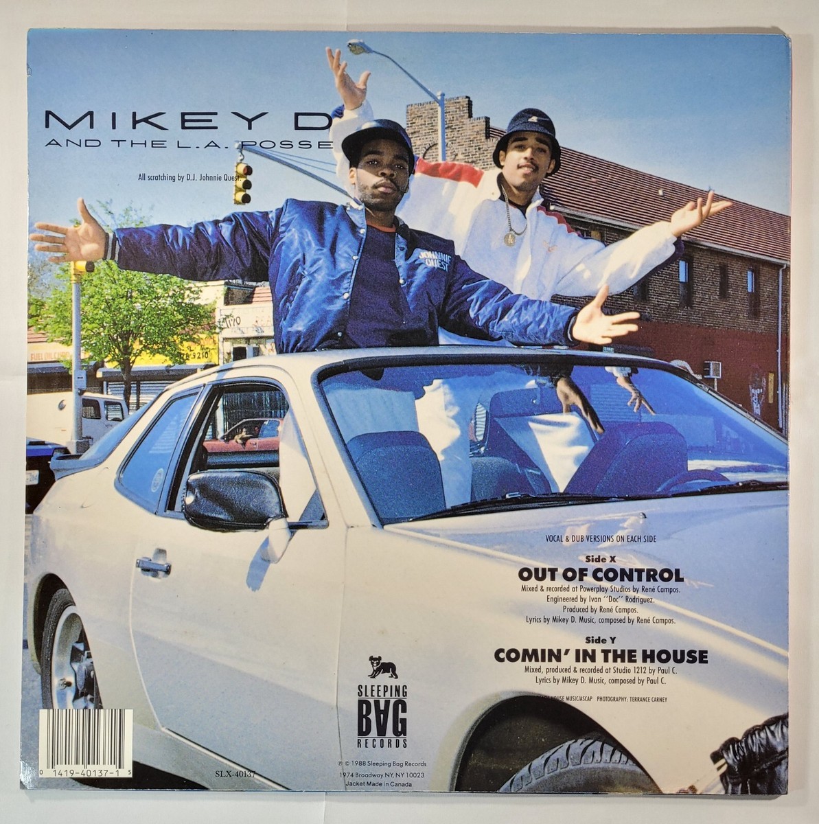 洋楽 MIKEY D & THE L.A. POSSE OUT OF CONTROL MIKEY D & THE L.A.POSSE / OUT OF CONTROL / COMIN' IN THE