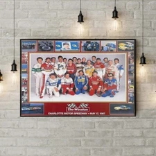 1987 All Star NASCAR Winston Cup Poster, 1987 Winston Poster