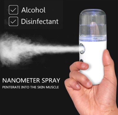 NEW PORTABLE NANO Mist SPRAYER & SANITIZER W/20GLOVES 20/FACE MASK & WALL PLUG.