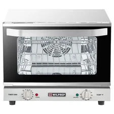Wilprep 26L Countertop Convection Oven Commercial Toaster Baker 3 Layers 1440W