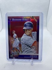 2021 Panini Donruss Baseball Juan Soto Holo Purple Foil Diamond Kings