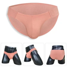 Comfy ADANNU Men's Sexy Underwear Embossed Pattern Design Cotton Pouch Briefs