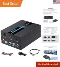 Plug-and-Play HDMI to RGB Converter with Scaler for Easy Display Connections