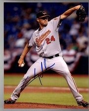 Chris Tillman Baltimore Orioles Signed Autographed 8x10 Photo LOM COA (PH970)