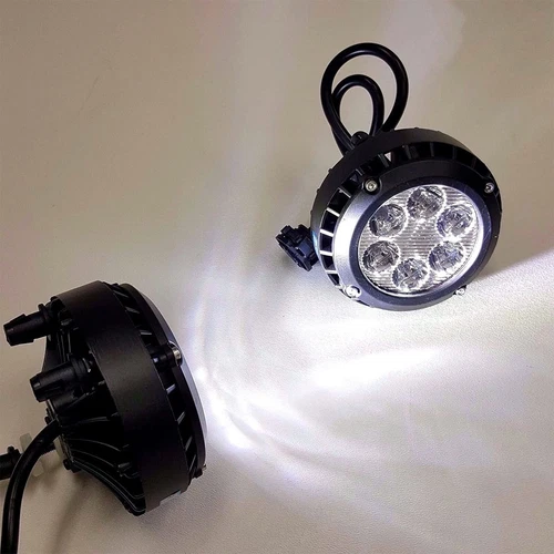 LED Clear Lens Fog Driving Lights Lamp Pair For 2007-2010 Ford Escape 6000K White