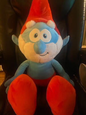 LARGE PAPA SMURF Plush Approx 34 inches! | eBay