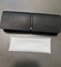 BRAND NEW Ted Baker Black Men’s Unisex Faux Leather Eye Glasses Case