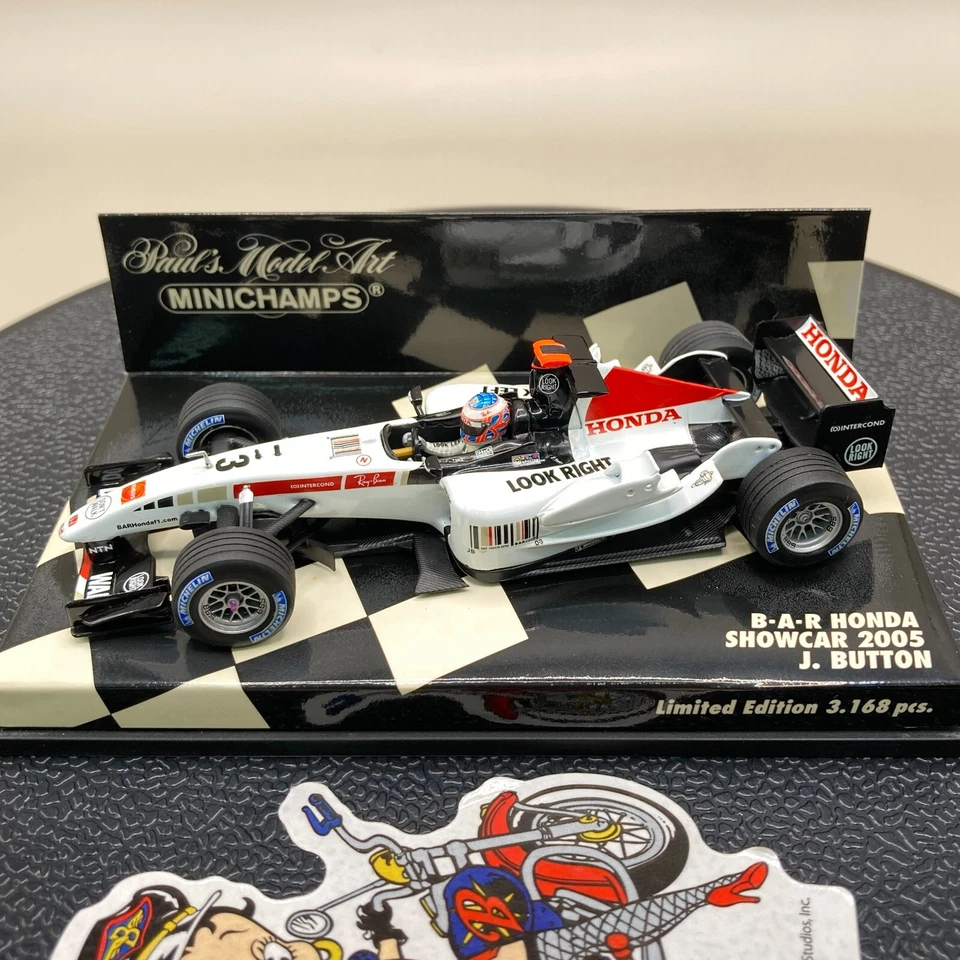 MINICHAMPS 1/43 B.A.R Honda BAR Show Car 2005 Jenson Button #3 400050073 - Image 3 of 4