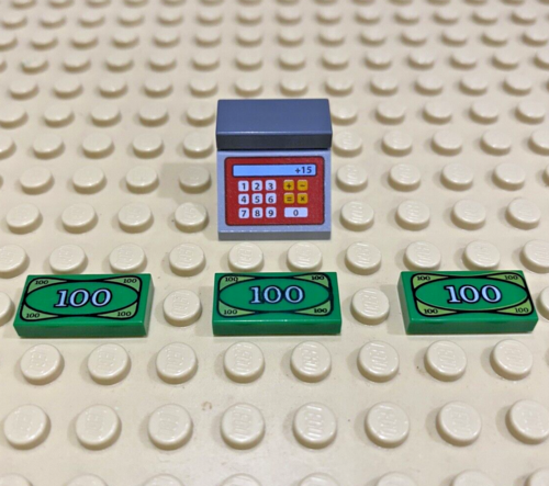 LEGO caisse enregistreuse argent figurine accessoire château ville amis ensemble lot en vrac - Photo 1 sur 2