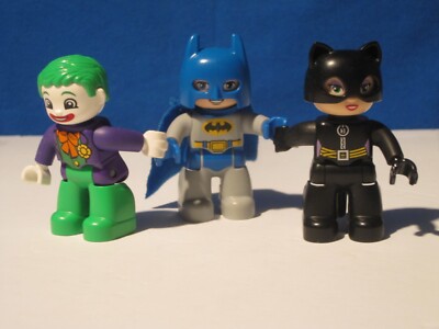 Lego Duplo Figures Batman Cat Woman Joker Pcs Set