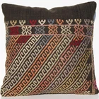 1.	Vintage Handwoven Kilim Pillow Ethnic Pattern Decorative Cushion 20"x20"