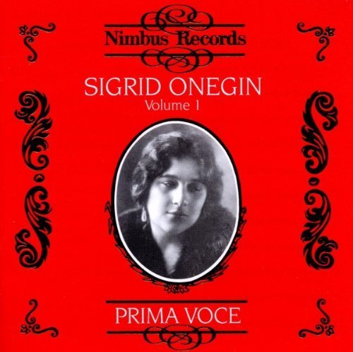 Sigrid Onegin Vol. 1 (CD) Album
