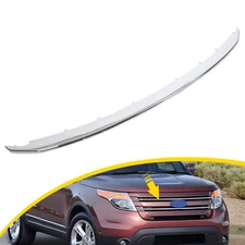 New Upper Chrome Grille Molding Trim For Ford Explorer 2011-2015 #BB5Z-8200-AA